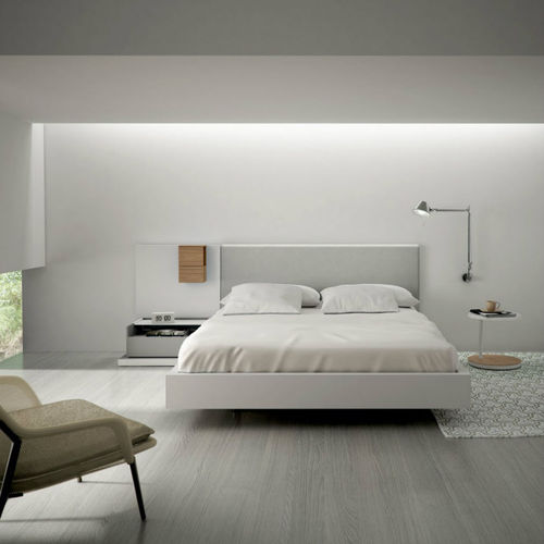 Letto matrimoniale - KAIROS - Arlex - contemporaneo / con comodini / in legno