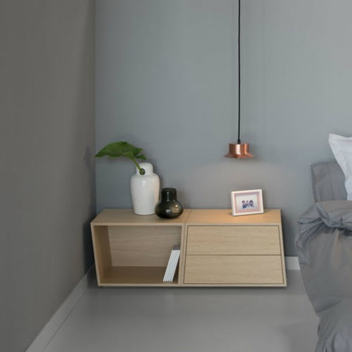 Comodino contemporaneo - MATRIOSKA - Arlex - in legno / con cassetti / per uso residenziale