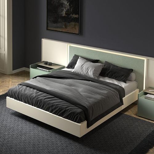 Letto matrimoniale - Erebo - Arlex - contemporaneo / con testiera / con comodini