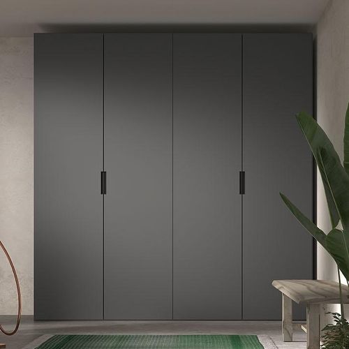 Armadio contemporaneo - REC - Arlex - in legno laccato / con ante battenti / con porta scorrevole