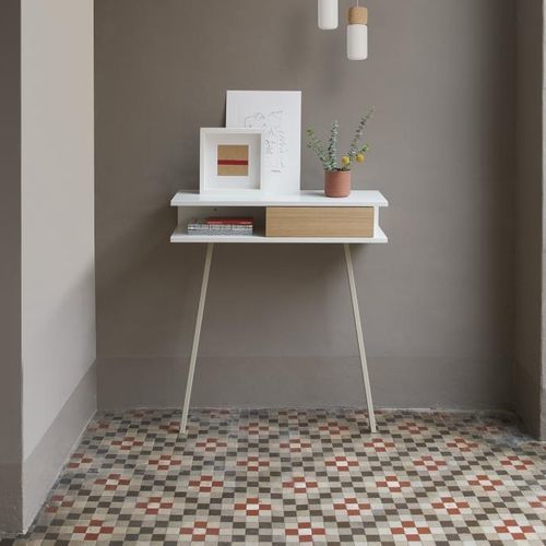 Consolle contemporanea - Passing - Arlex - in legno / con supporto in metallo / rettangolare