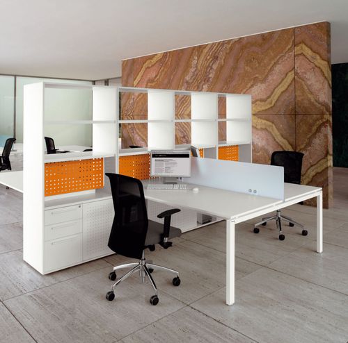 Scrivania per open space - CARTESIO - Arlex - contemporanea / in legno / in laminato
