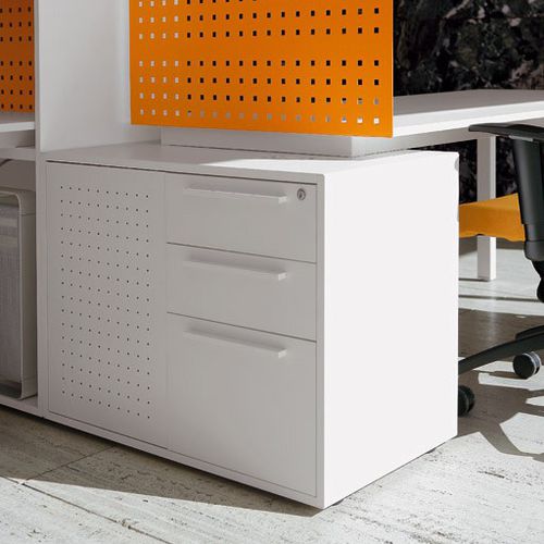 Armadio classificatore basso - CARTESIO - Arlex - in laminato / con cassetti / contemporaneo