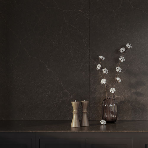 Rivestimento murale per interni - Château  - Cosentino - in Silestone® / aspetto marmo / per uso residenziale
