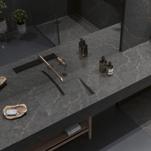 Piano lavabo in Silestone® - Le chic : Bohemian Flame - Cosentino