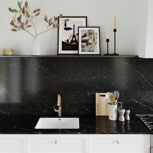 Pannello di rivestimento - Le chic : Romantic Ash - Cosentino - per cucina / paraspruzzi / in Silestone®