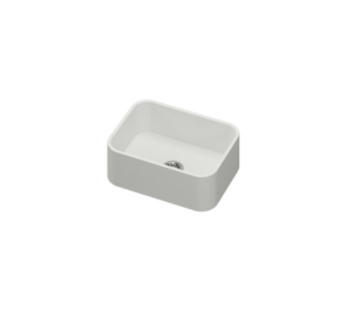 Lavello a 1 vasca - Integrity due L - Cosentino - senza gocciolatoio / in Silestone® / da incasso