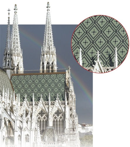 Copertura in ardesia - ACUTE-ANGLED / RHOMBOID - Theis-Böger Schiefer-Pizarras - colorata