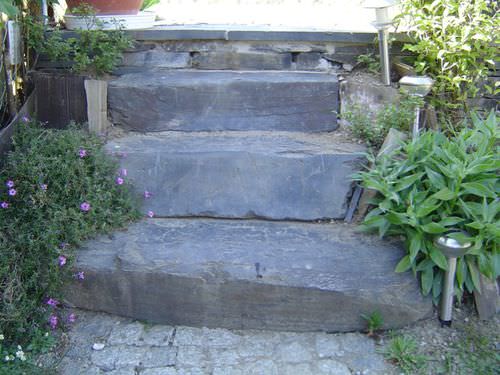Rivestimento per scalino in ardesia - ORIGINAL ALTLAYER® - Theis-Böger Schiefer-Pizarras