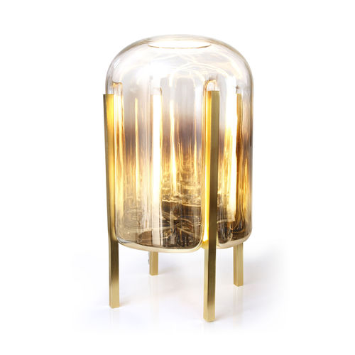 Lampada da tavolo - BELLADONNA - RIVIERA Light - in ottone / in vetro / contemporanea