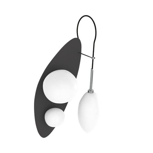 Applique contemporanea - VALLONS OBSCURS – DONARÉO - RIVIERA Light - da interno / in ottone / per uso residenziale