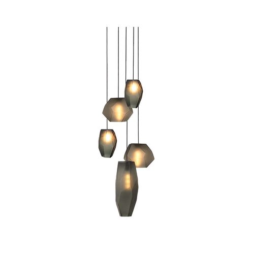 Lampada a sospensione - SILEX - RIVIERA Light - in vetro / contemporanea / con cavo