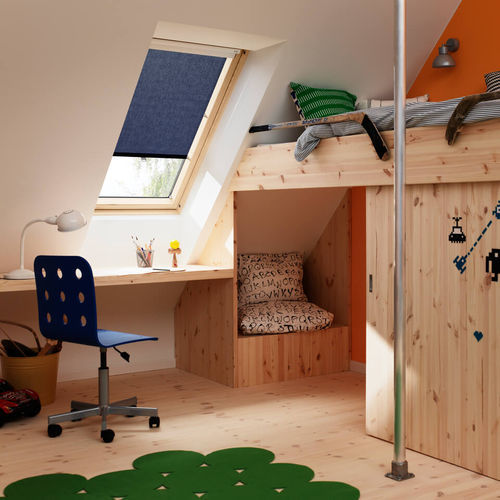 Tenda avvolgibile a rullo - VELUX - per finestra / in materiale riciclato / in carbonio