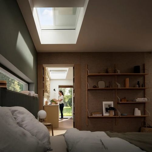 Tenda avvolgibile a rullo - VELUX - per finestra da tetto / per finestra / in tessuto
