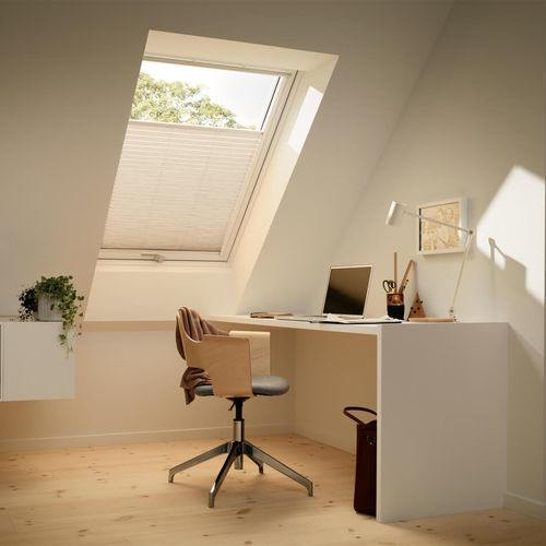 Tenda avvolgibile plissettata - VELUX - per finestra / in tessuto / in poliestere