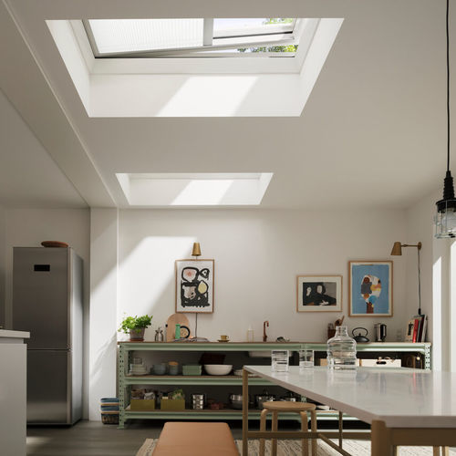 Tenda avvolgibile plissettata - VELUX - per finestra da tetto / per finestra / in tessuto