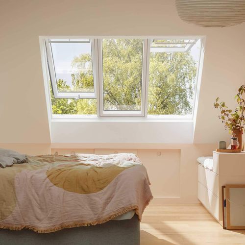 Finestra da tetto in alluminio - VERRIÈRE 3EN1 - VELUX - in legno / fissa / a bilico