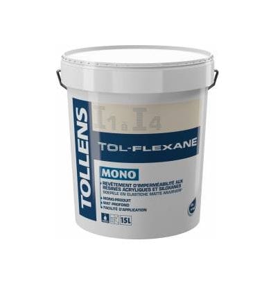 Intonaco di impermeabilizzazione - TOL-FLEXANE MONO - Tollens - per facciata / per muro / a base di resina acrilica