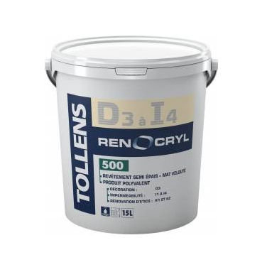 Intonaco di protezione - RENOCRYL 500 - Tollens - da esterno / per muro / per facciata
