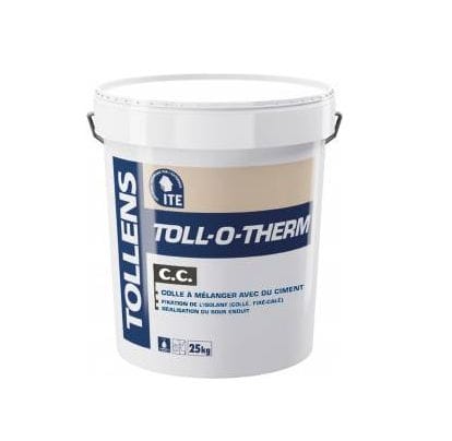 Intonaco termoisolante - TOLL-O-THERM CC - Tollens - di rasatura / da esterno / per muro