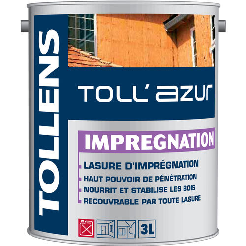 Impregnante di finitura - TOLL'AZUR - Tollens - di impregnazione a freddo