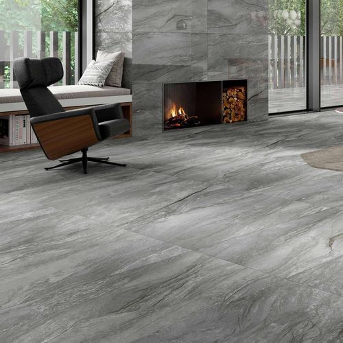 Piastrella in gres porcellanato - PLATINUM - Roca Tile - levigata / finitura naturale / satinata