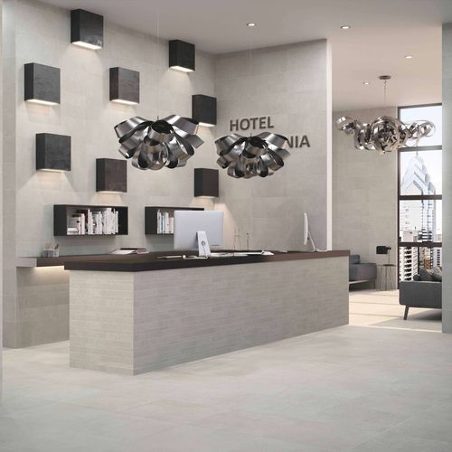 Piastrella in gres porcellanato - DOWNTOWN - Roca Tile - opaca / da interno / da bagno