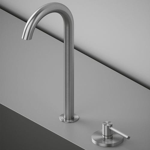 Miscelatore per lavabo - FFQT 21 32T - QuadroDesign - da appoggio / in acciaio inossidabile / da bagno