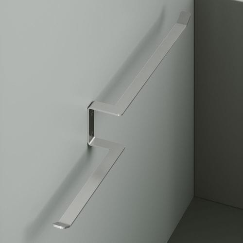 Portasalviette a 2 barre - QA1201 - QuadroDesign - da parete / in acciaio inossidabile