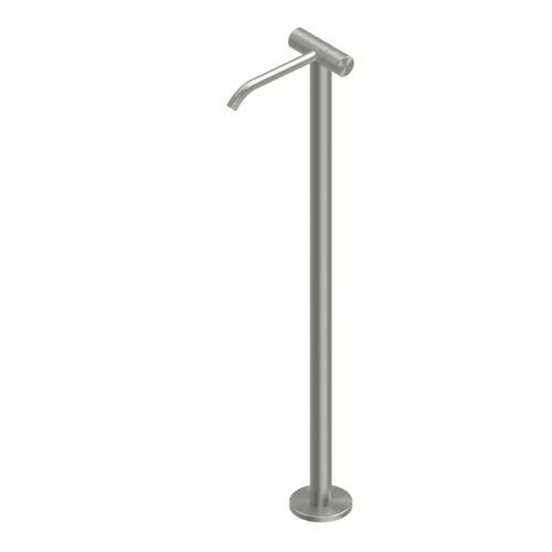 Miscelatore da vasca - HUM 24 05V - QuadroDesign - a pavimento / in acciaio inossidabile 316L / da bagno
