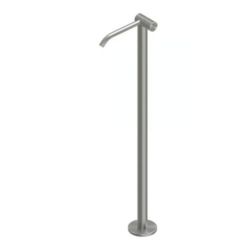 Miscelatore da vasca - HUM 24 05 - QuadroDesign - ad isola / da pavimento / in acciaio inossidabile