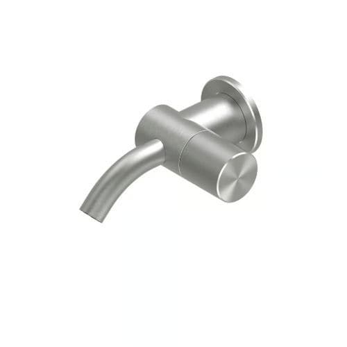 Miscelatore per lavabo - HUM 24 20 - QuadroDesign - da parete / da incasso / in acciaio inossidabile AISI 316