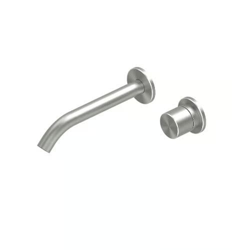 Miscelatore per lavandino - HUM 24 11T - QuadroDesign - da parete / da incasso / in acciaio inossidabile 316L