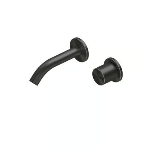 Miscelatore per lavabo - HUM 24 10 - QuadroDesign - da parete / da incasso / in acciaio inossidabile