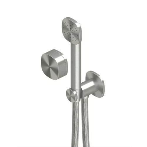 Miscelatore da doccia - SUPER 22 68 - QuadroDesign - da parete / in acciaio inossidabile spazzolato / in acciaio inossidabile 316L