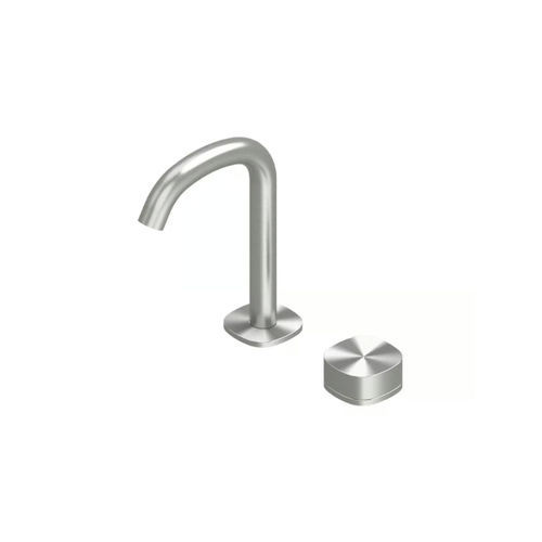 Miscelatore per lavabo - SUPER 22 31 - QuadroDesign - da appoggio / in acciaio inossidabile spazzolato / in acciaio inossidabile AISI 316