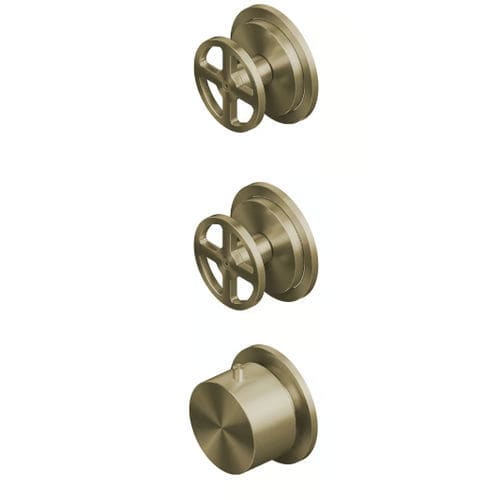 Valvola termostatica manuale - VALVOLA02 20 49 0 - QuadroDesign - d'ambiente / a 2 vie / da parete