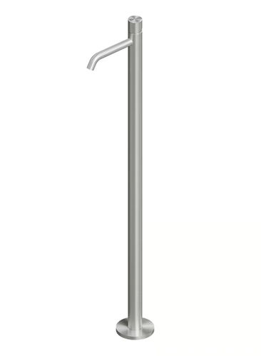 Miscelatore per lavabo - STEREO 16 05 T - QuadroDesign - a pavimento / in acciaio inossidabile 316L / da bagno