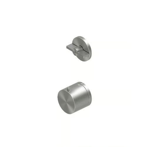 Miscelatore termostatico - VALVOLA01 19 47.0M - QuadroDesign - per lavabo / da parete / in acciaio inossidabile