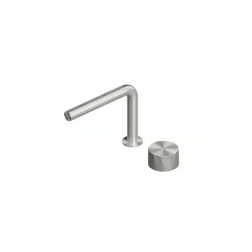 Miscelatore per lavabo - HB 15 31 - QuadroDesign - da incasso / in acciaio inossidabile spazzolato / in acciaio inossidabile 316L