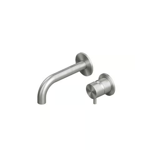 Miscelatore per lavandino - OTTAVO 13 14.00 - QuadroDesign - da incasso / da parete / in acciaio inossidabile