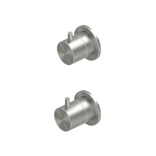 Miscelatore termostatico - OTTAVO 12 47M - QuadroDesign - per doccia / a muro / in acciaio inossidabile 316L