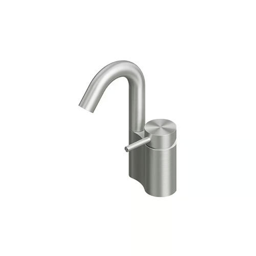 Miscelatore per lavandino - OTTAVO 13 01 - QuadroDesign - da appoggio / da piano / in acciaio inossidabile spazzolato