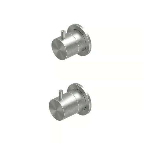 Miscelatore termostatico - SOURCE 12 47M - QuadroDesign - per lavabo / integrato / in acciaio inossidabile