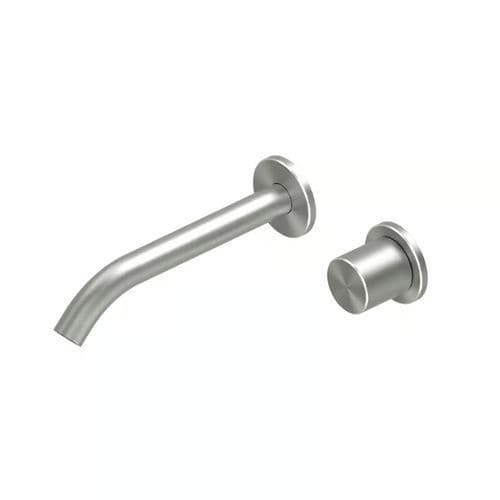 Miscelatore per lavandino - HUM 24 11 - QuadroDesign - da parete / da incasso / in acciaio inossidabile 316L