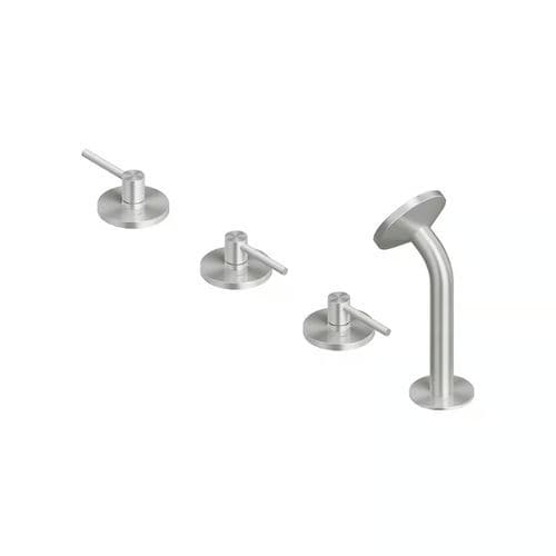 Set vasca in acciaio inossidabile 316L - FFQT 21 99 - QuadroDesign - da piano / marino / 2 fori