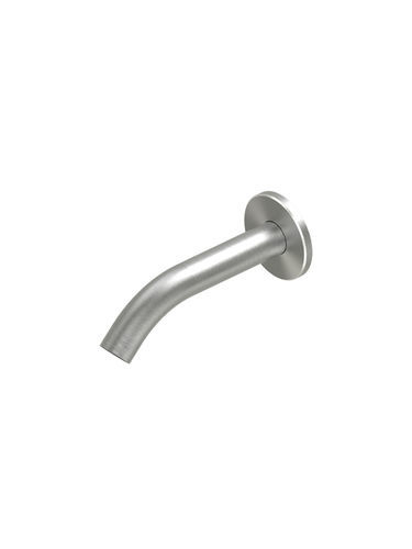 Bocca per lavabo in acciaio inossidabile spazzolato - HUM BC0814 - QuadroDesign - in acciaio inossidabile 316L / da parete / per uso contract