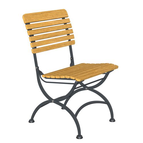 Sedia da giardino contemporanea - VEGA - FIVE STARS ITALY - da esterno / in metallo / in teak