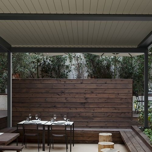 Pergola autoportante - CORA - FIVE STARS ITALY - in alluminio / a lamelle orientabili / a lamelle frangisole