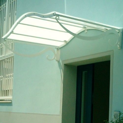 Pensilina per porta - ONDA - FIVE STARS ITALY - per finestra / in alluminio / in policarbonato